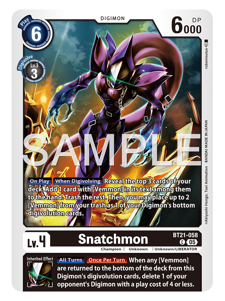 BT21-058 C Snatchmon 1