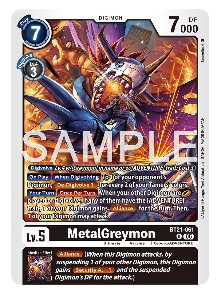 BT21-061 U MetalGreymon 1