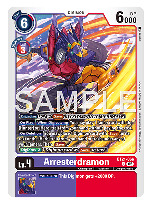 BT21-066 U Arresterdramon