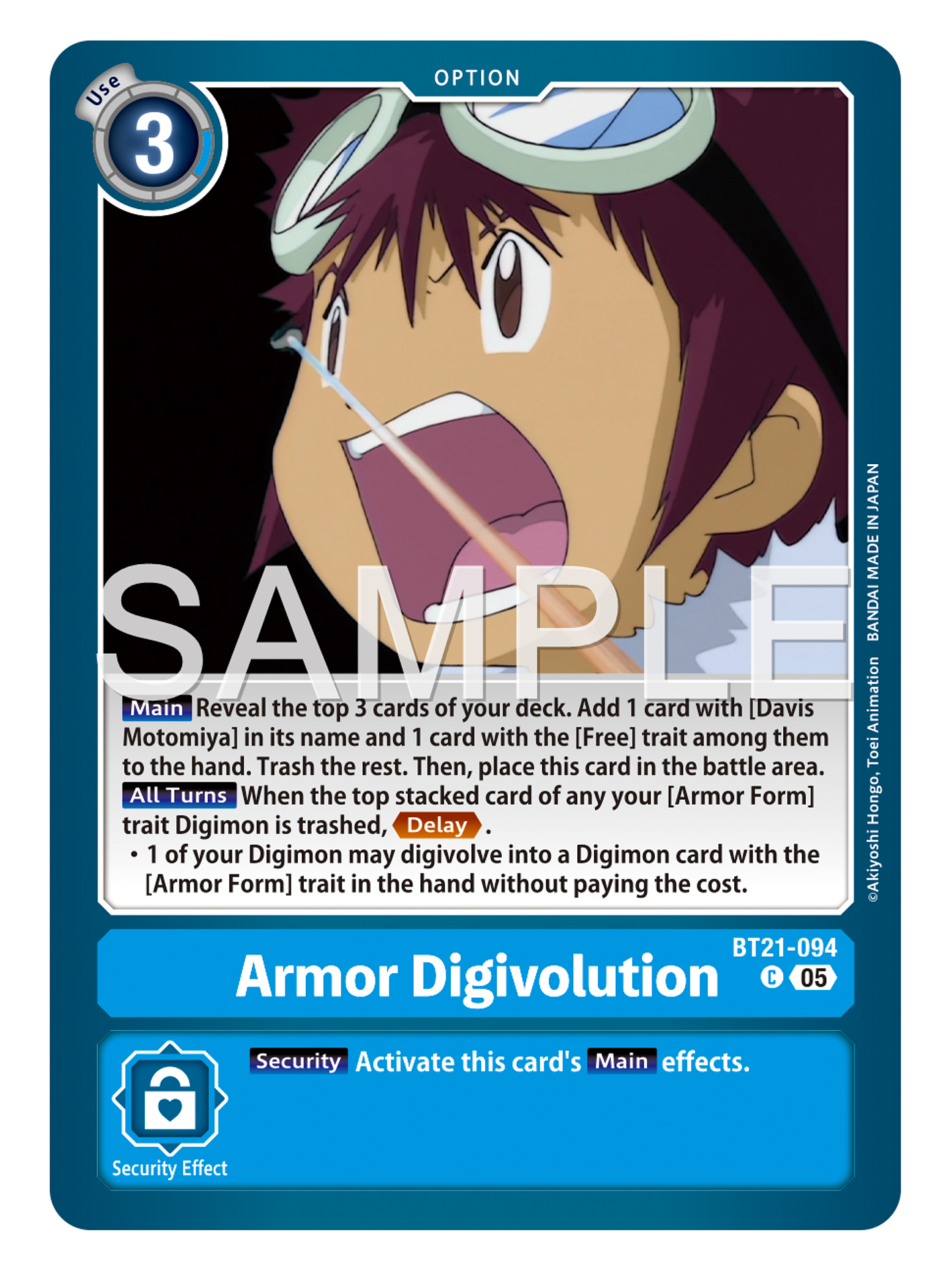 BT21-094 C Armor Digivolution 1