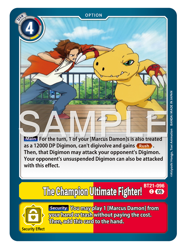 BT21-096 C The Champion Ultimate Fighter! 1