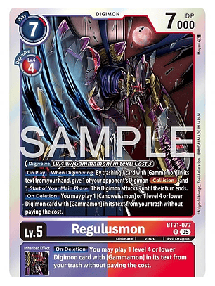 BT21-077 R Regulusmon