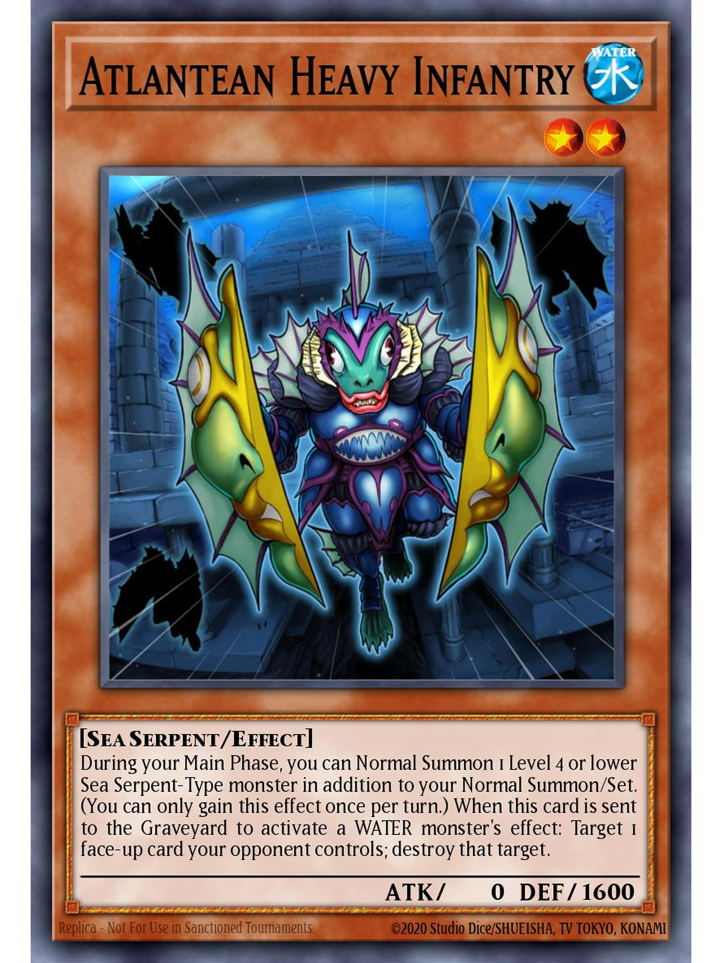 Atlantean Heavy Infantry - RA04-EN010 - Super Rare 1