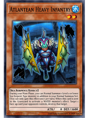 Atlantean Heavy Infantry - RA04-EN010 - Super Rare