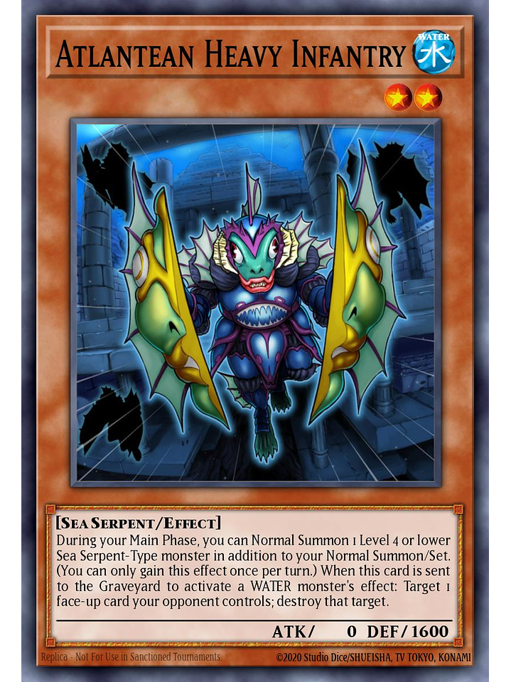 Atlantean Heavy Infantry - RA04-EN010 - Super Rare 1