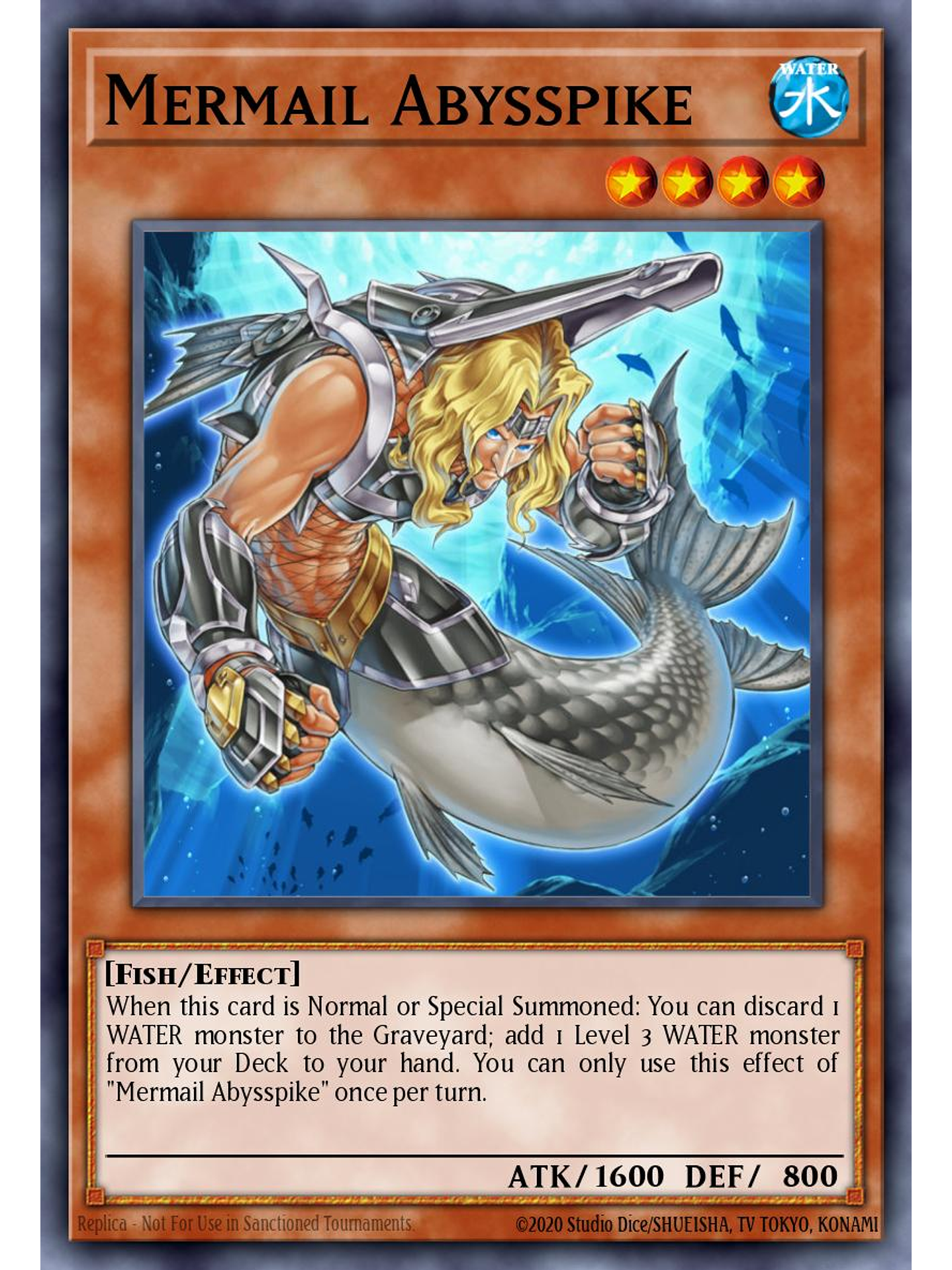 Mermail Abysspike - RA04-EN012 - Super Rare 1