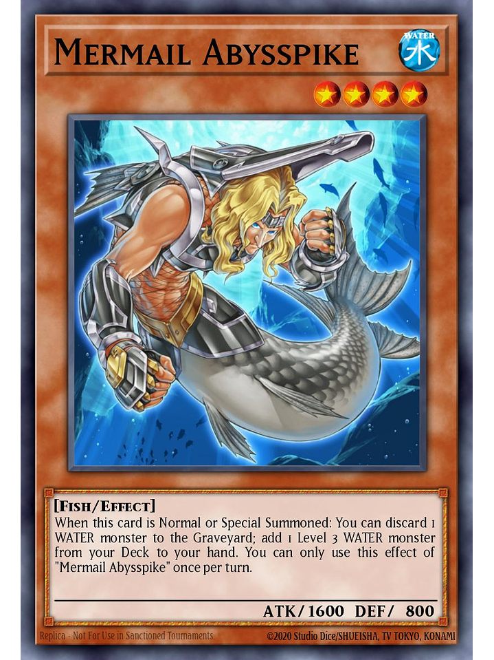 Mermail Abysspike - RA04-EN012 - Super Rare 1