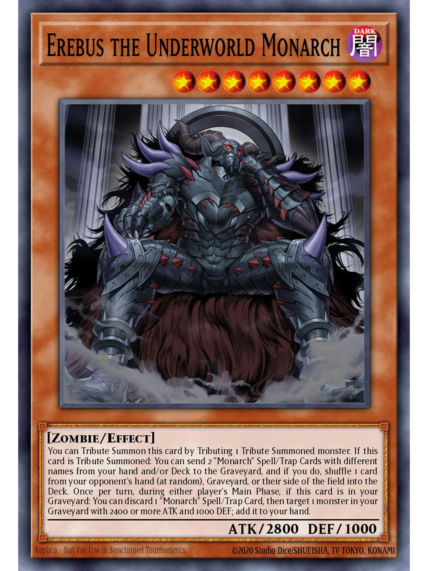 Erebus the Underworld Monarch - RA04-EN019 - Super Rare 1