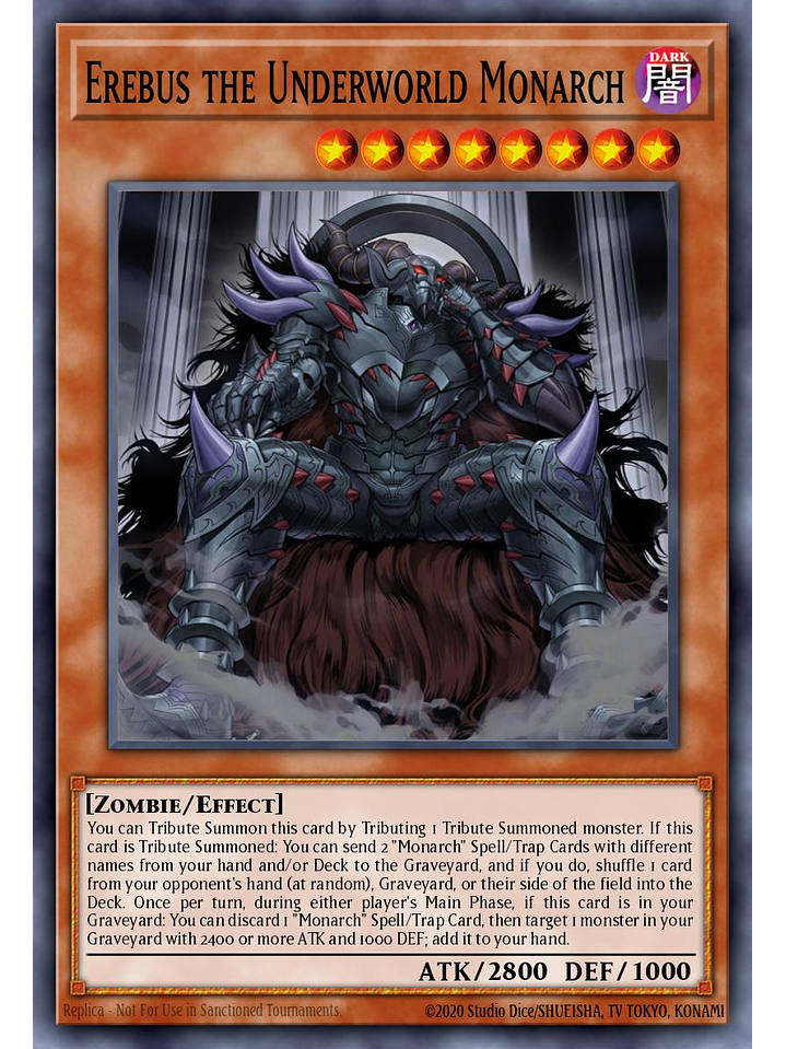 Erebus the Underworld Monarch - RA04-EN019 - Super Rare 1