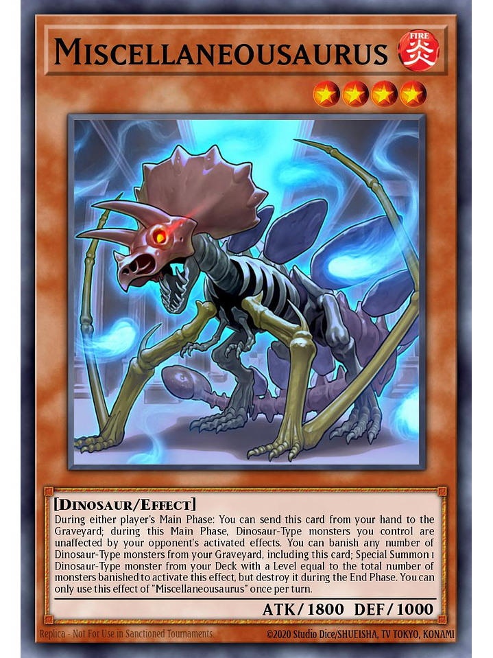 Miscellaneousaurus - RA04-EN022 - Super Rare 1