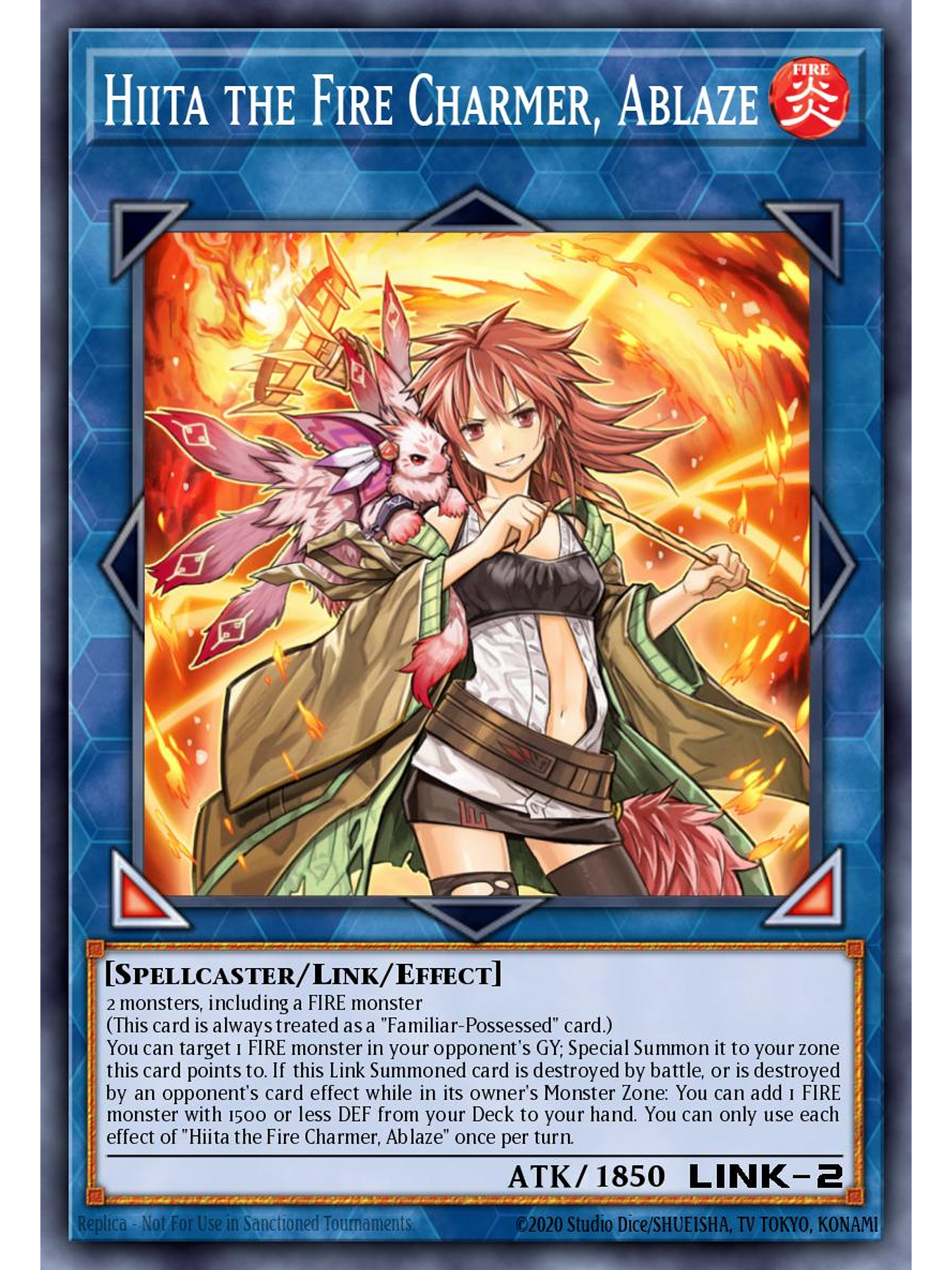 Hiita the Fire Charmer, Ablaze - RA04-EN074 - Super Rare 1