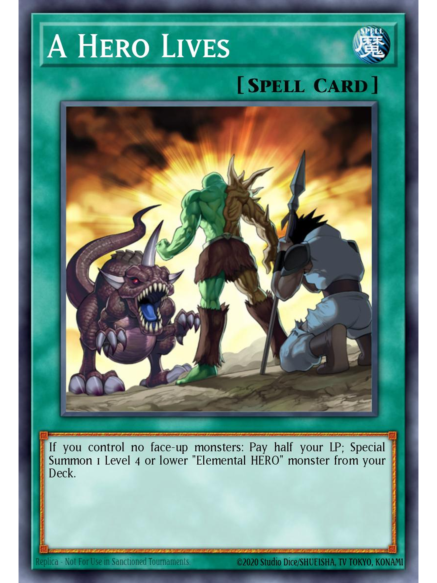 A Hero Lives - RA04-EN087 - Super Rare 1