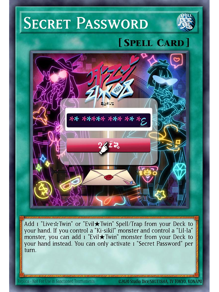 Secret Password - RA04-EN095 - Super Rare 1