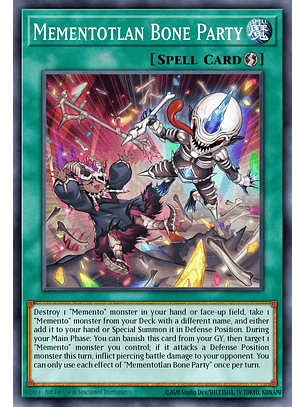 Mementotlan Bone Party - RA04-EN099 - Super Rare