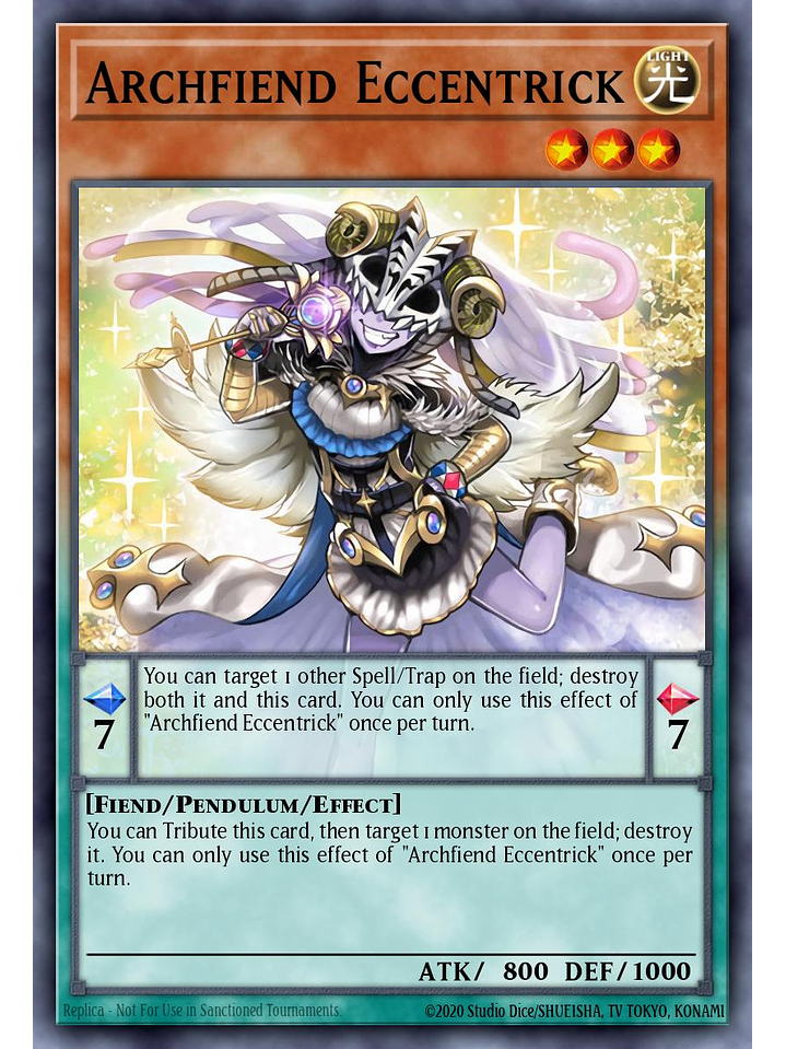 Archfiend Eccentrick - RA04-EN017 - Ultra Rare 1