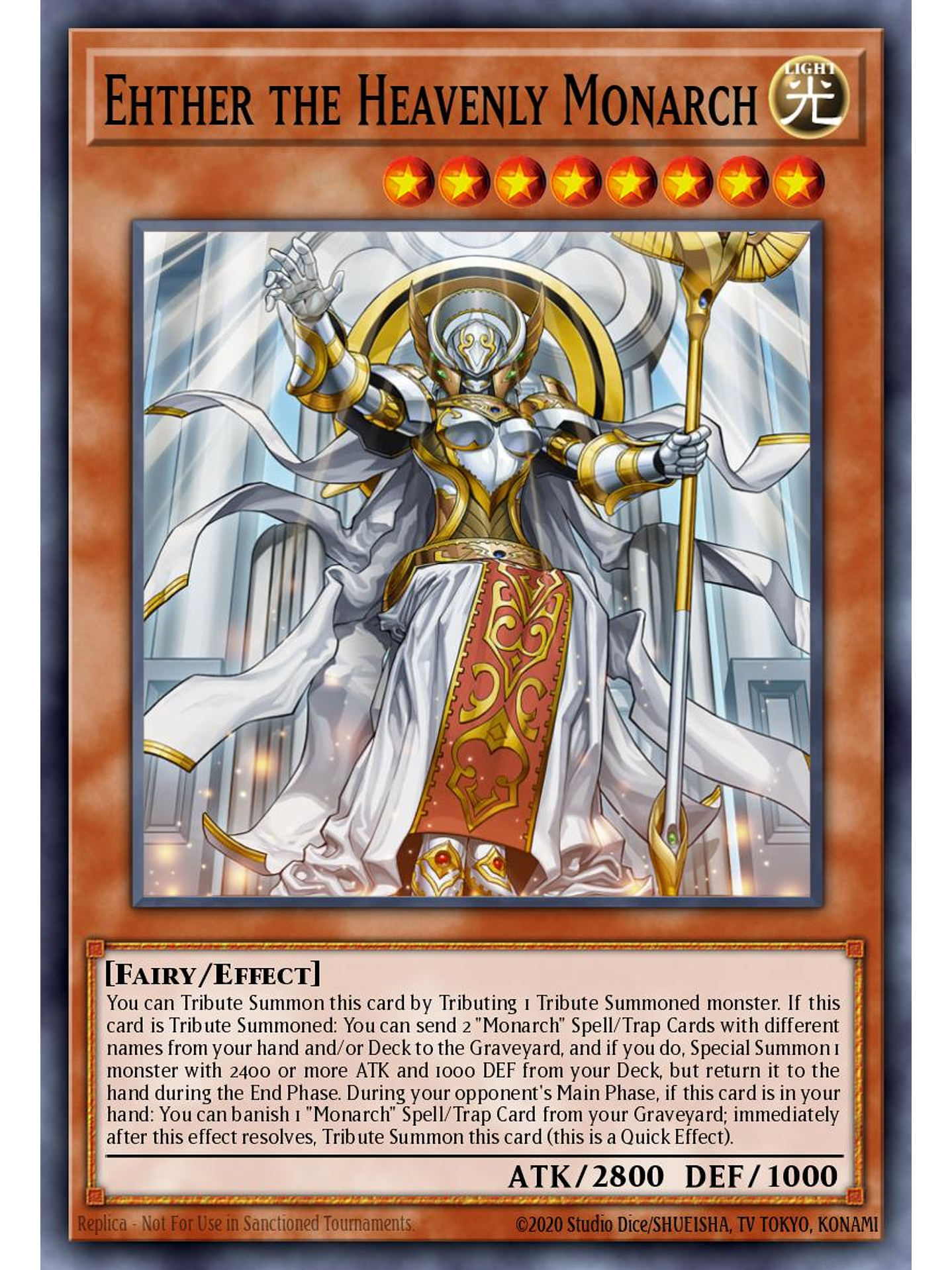 Ehther the Heavenly Monarch - RA04-EN018 - Ultra Rare 1