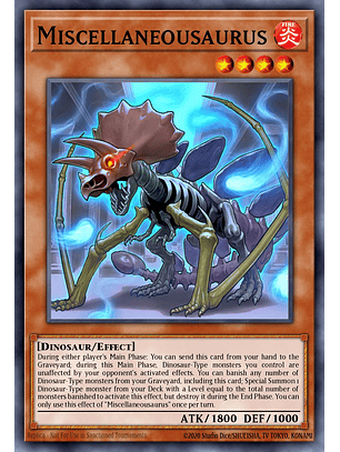 Miscellaneousaurus - RA04-EN022 - Ultra Rare