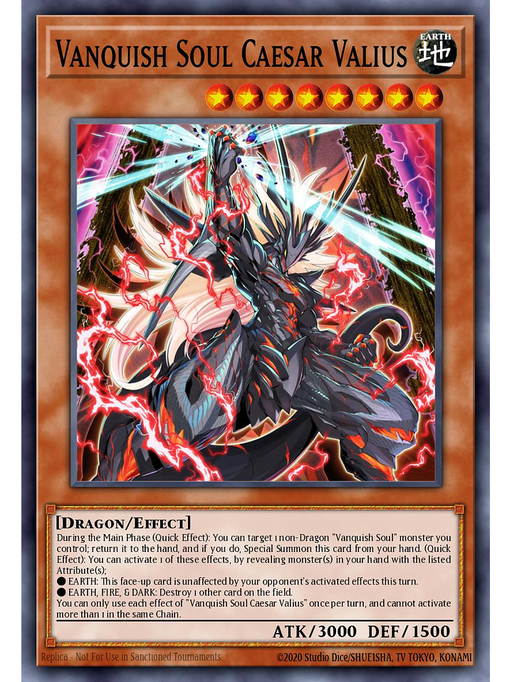 Vanquish Soul Caesar Valius - RA04-EN046 - Ultra Rare 1