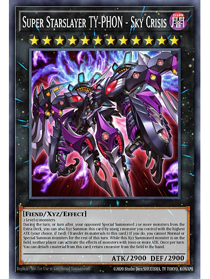 Super Starslayer TY-PHON – Sky Crisis - RA04-EN072 - Secret Rare