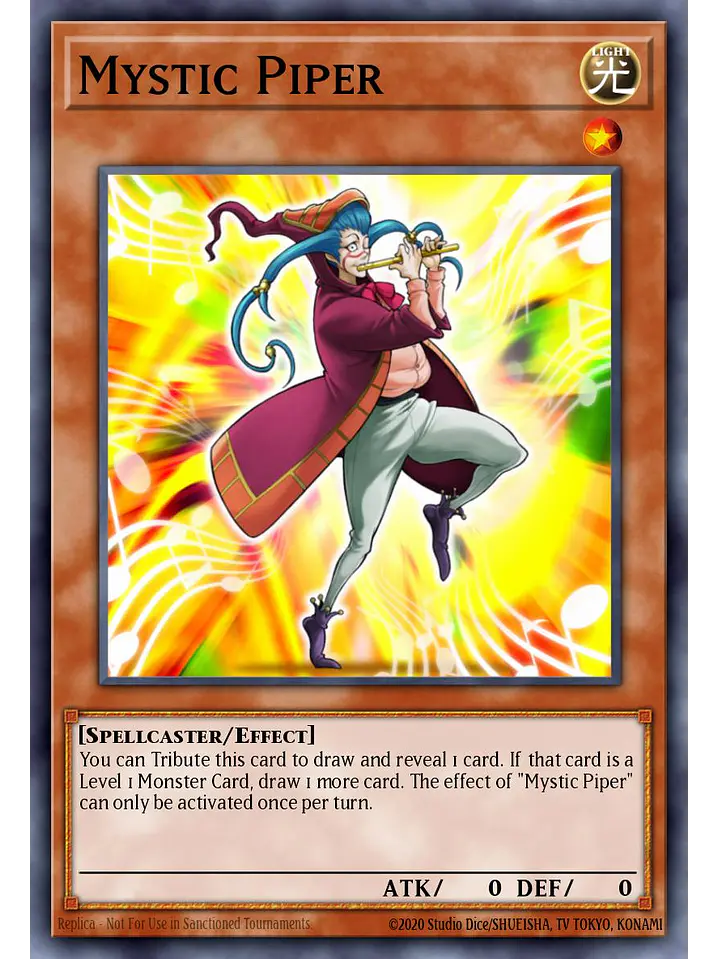 Mystic Piper - RA04-EN005 - Platinum Secret Rare 1