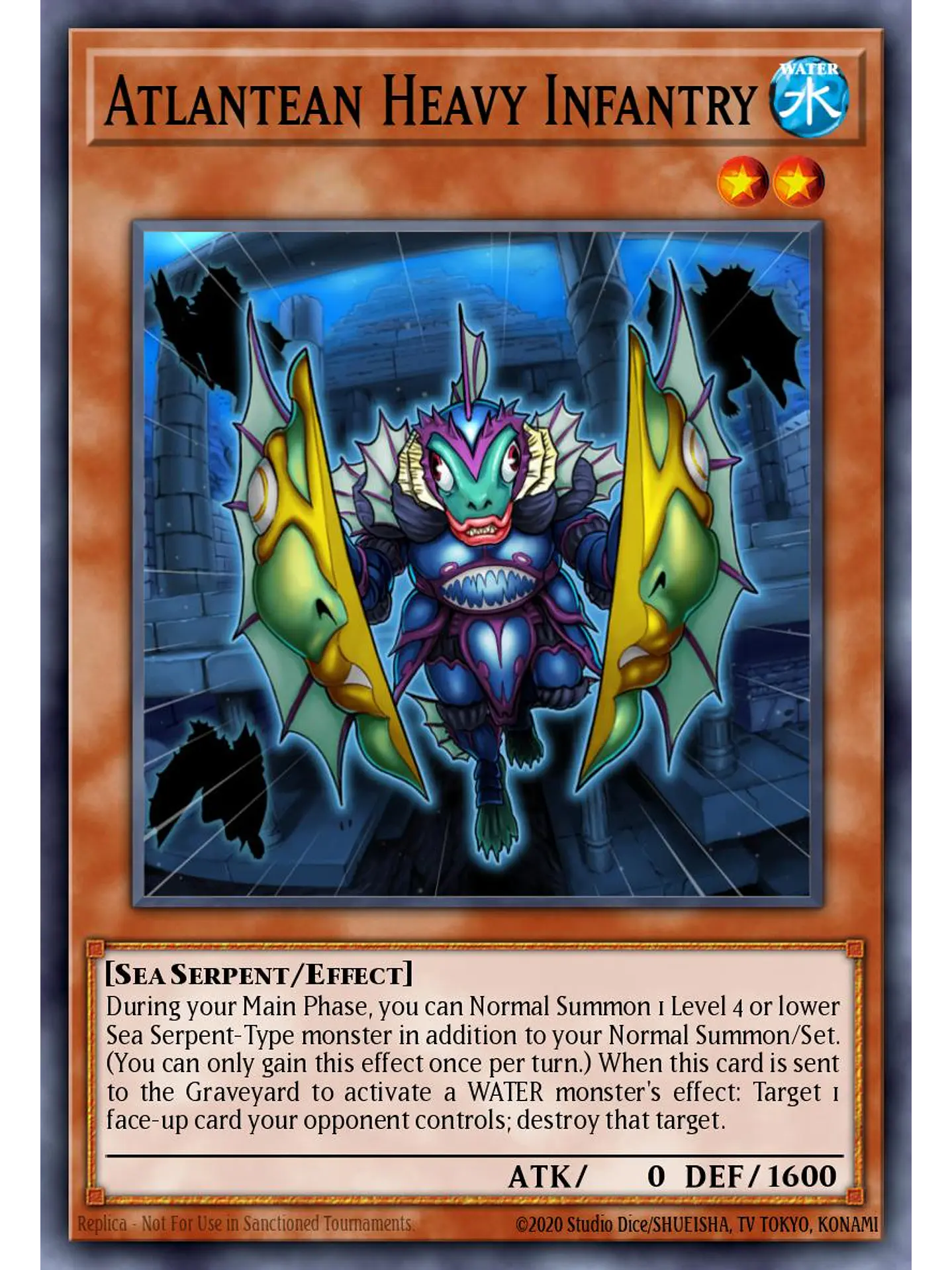 Atlantean Heavy Infantry - RA04-EN010 - Platinum Secret Rare 1