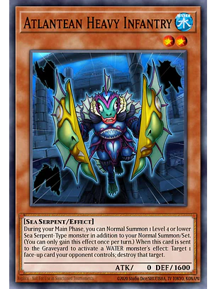 Atlantean Heavy Infantry - RA04-EN010 - Platinum Secret Rare