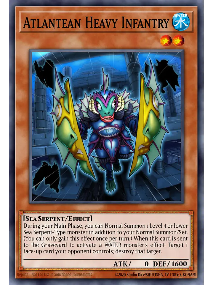 Atlantean Heavy Infantry - RA04-EN010 - Platinum Secret Rare 1