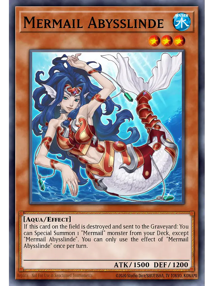 Mermail Abysslinde - RA04-EN011 - Platinum Secret Rare 1