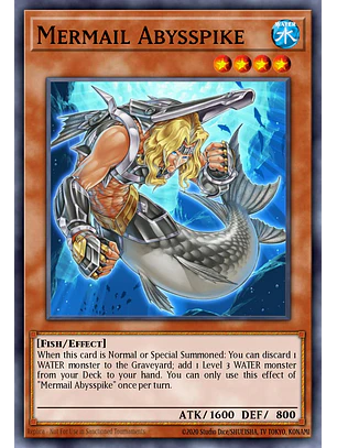 Mermail Abysspike - RA04-EN012 - Platinum Secret Rare