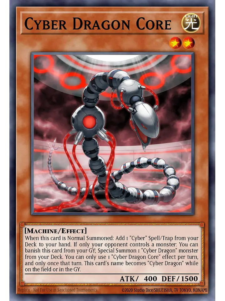 Cyber Dragon Core - RA04-EN013 - Platinum Secret Rare 1
