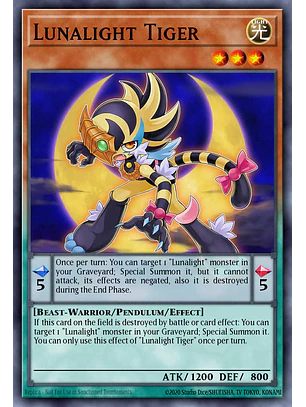 Lunalight Tiger - RA04-EN020 - Platinum Secret Rare