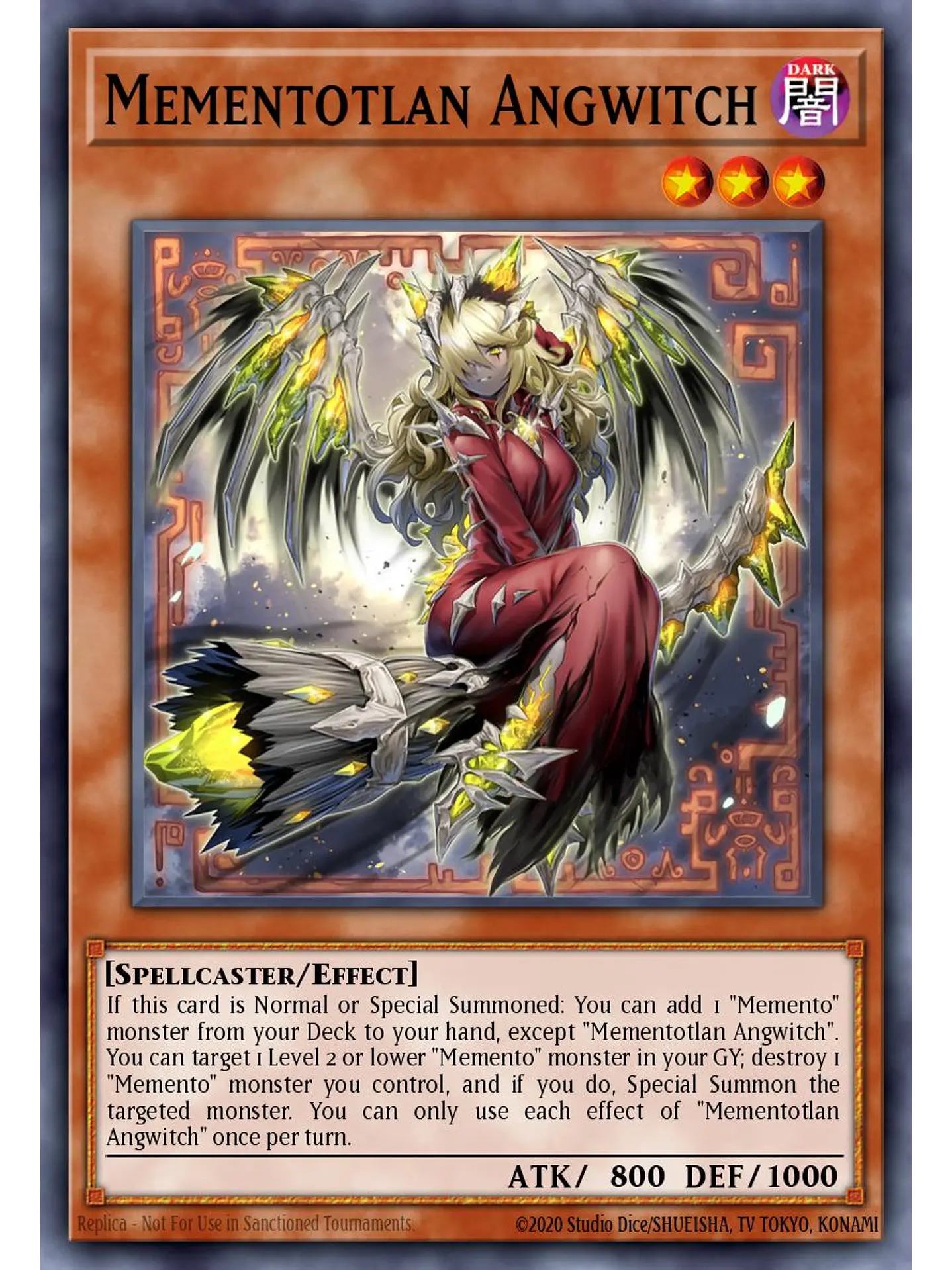 Mementotlan Angwitch - RA04-EN048 - Platinum Secret Rare 1
