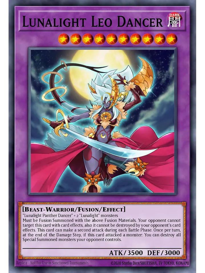 Lunalight Leo Dancer - RA04-EN053 - Platinum Secret Rare 1