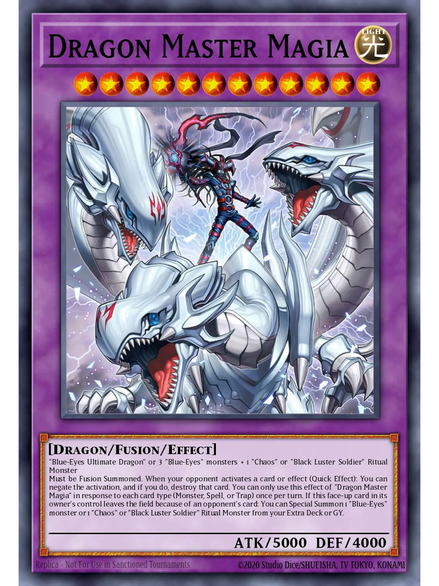 Dragon Master Magia - RA04-EN055 - Platinum Secret Rare 1