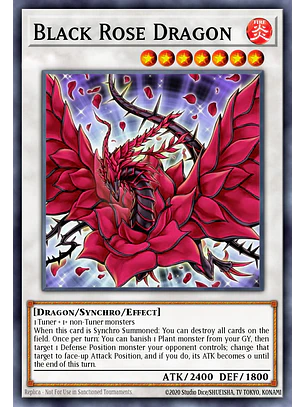 Black Rose Dragon - RA04-EN057 - Platinum Secret Rare