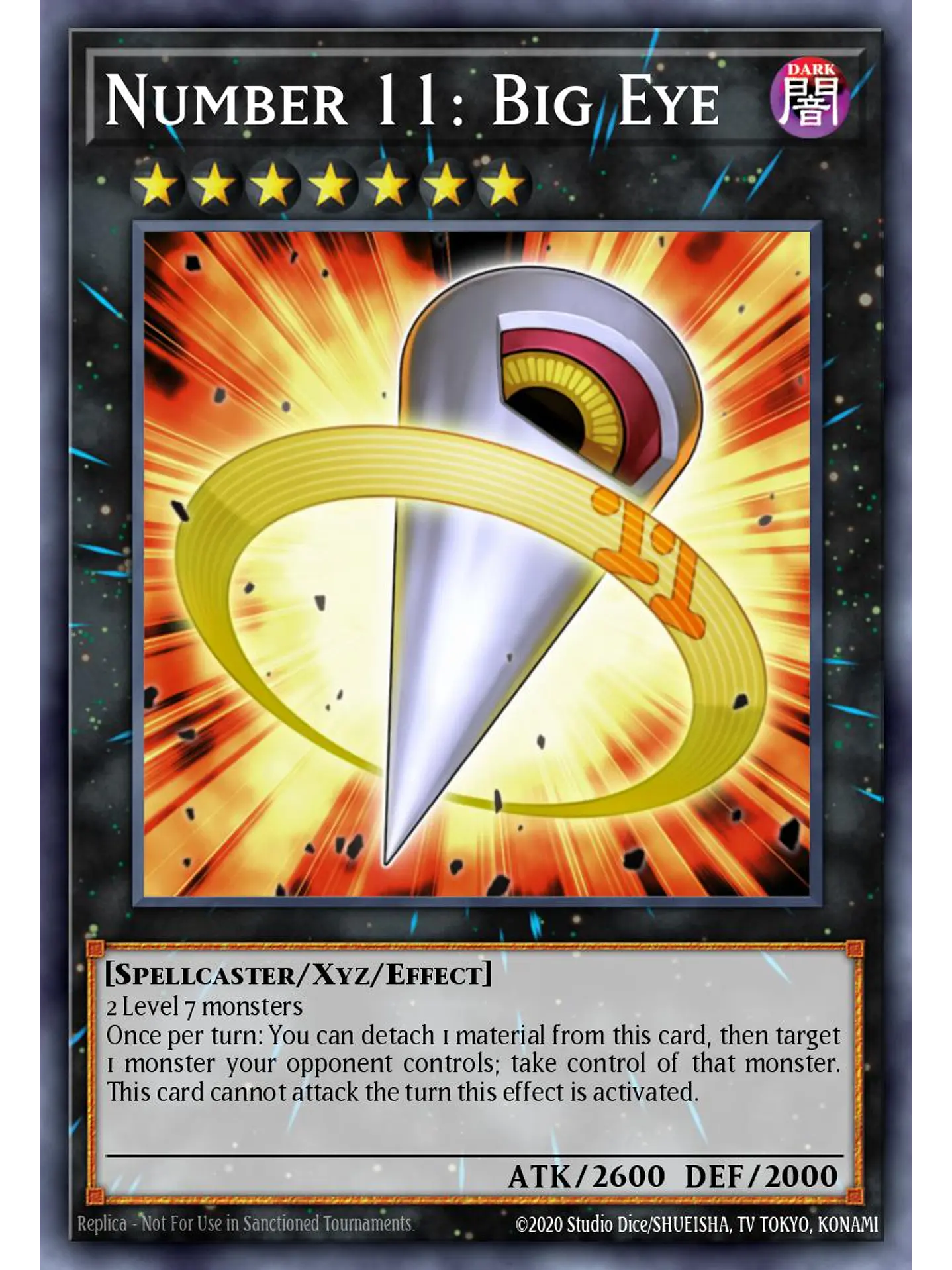 Number 11: Big Eye - RA04-EN062 - Platinum Secret Rare 1