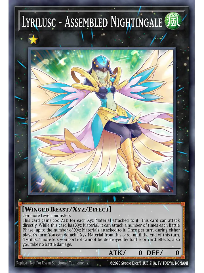 Lyrilusc – Assembled Nightingale - RA04-EN069 - Platinum Secret Rare 1