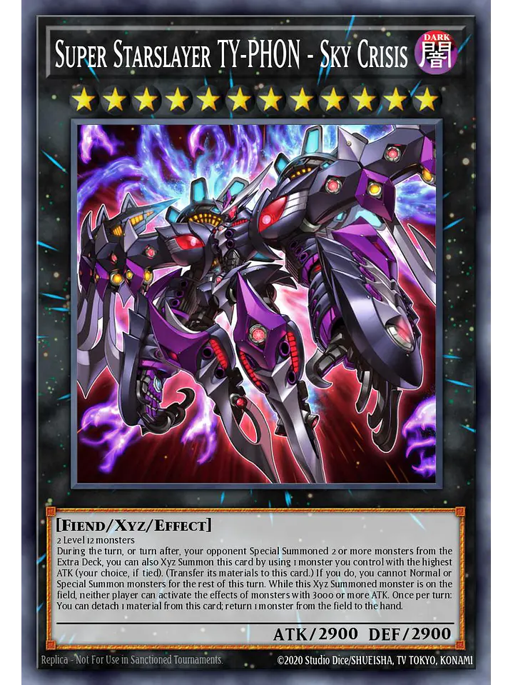Super Starslayer TY-PHON – Sky Crisis - RA04-EN072 - Platinum Secret Rare 1