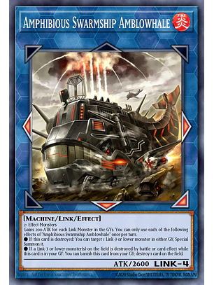 Amphibious Swarmship Amblowhale - RA04-EN077 - Platinum Secret Rare