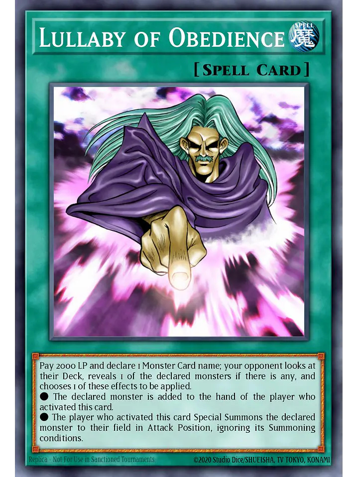 Lullaby of Obedience - RA04-EN085 - Platinum Secret Rare 1