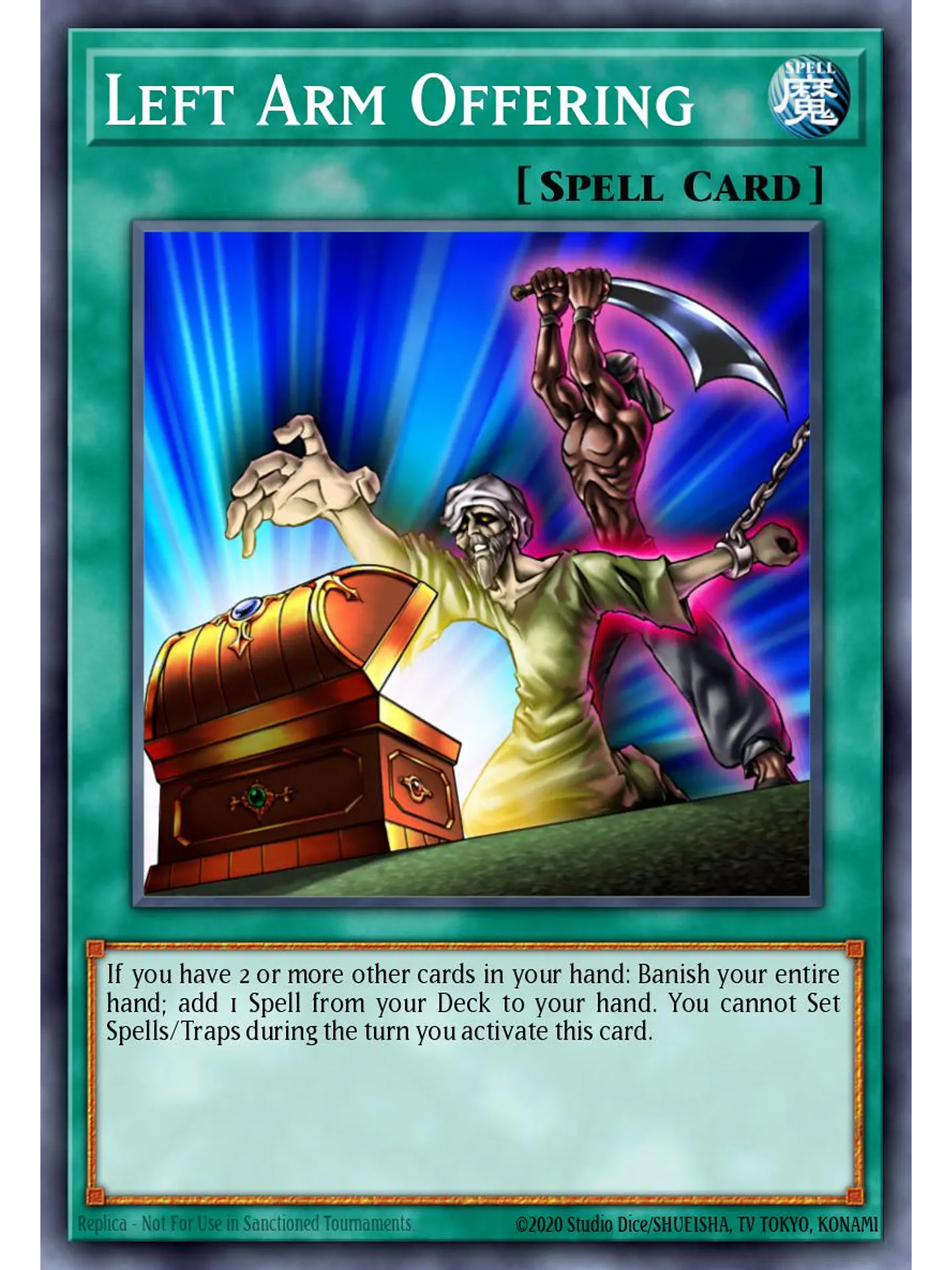 Left Arm Offering - RA04-EN086 - Platinum Secret Rare 1