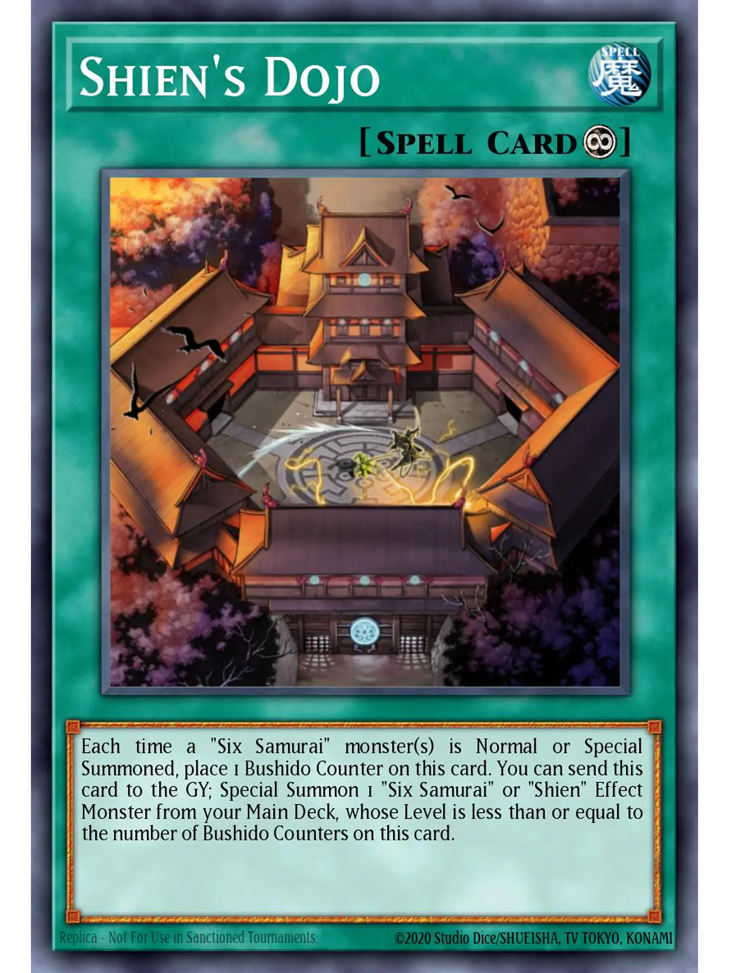 Shien’s Dojo - RA04-EN088 - Platinum Secret Rare 1