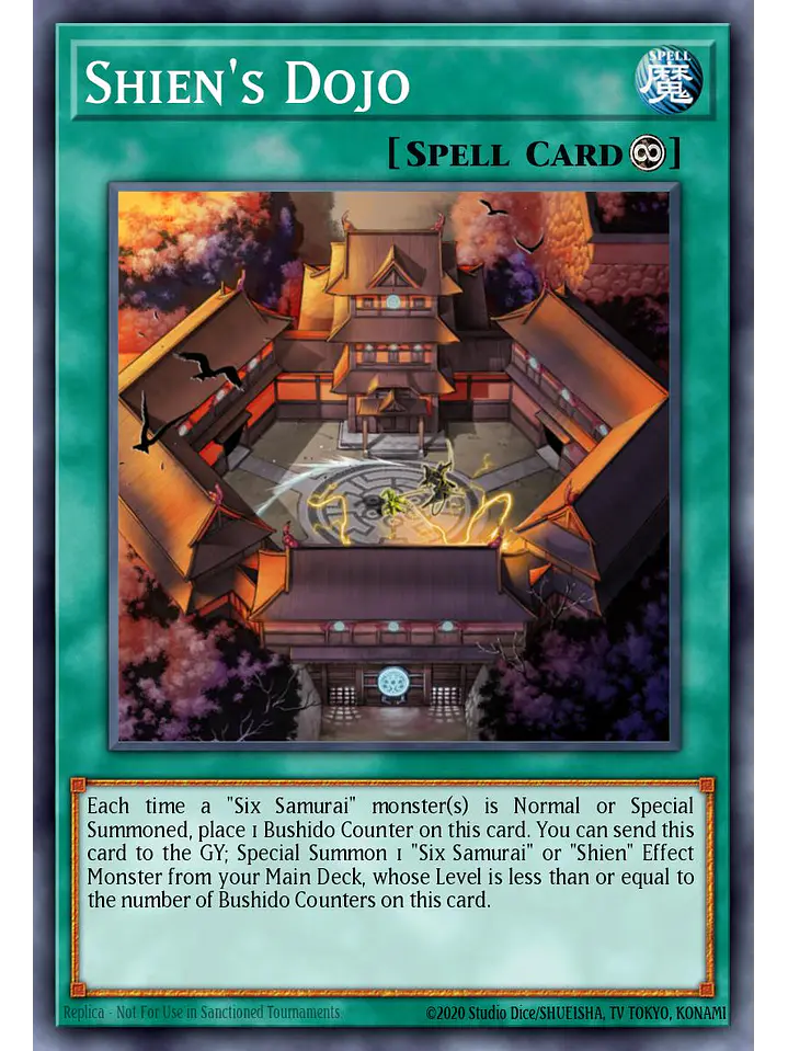 Shien’s Dojo - RA04-EN088 - Platinum Secret Rare 1
