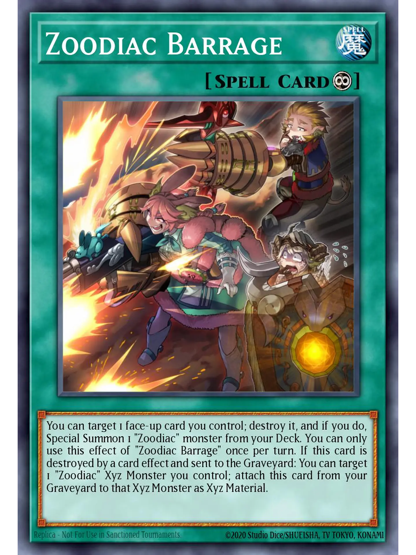 Zoodiac Barrage - RA04-EN091 - Platinum Secret Rare 1