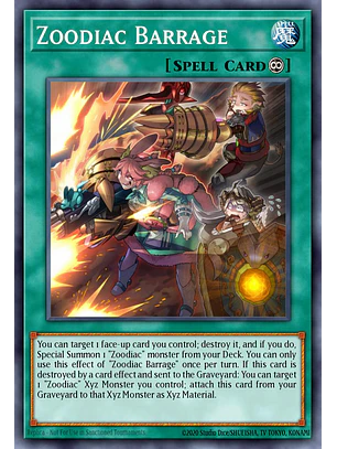 Zoodiac Barrage - RA04-EN091 - Platinum Secret Rare