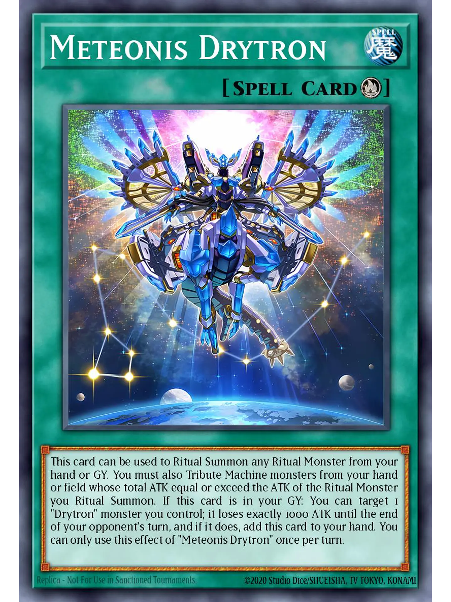 Meteonis Drytron - RA04-EN096 - Platinum Secret Rare 1