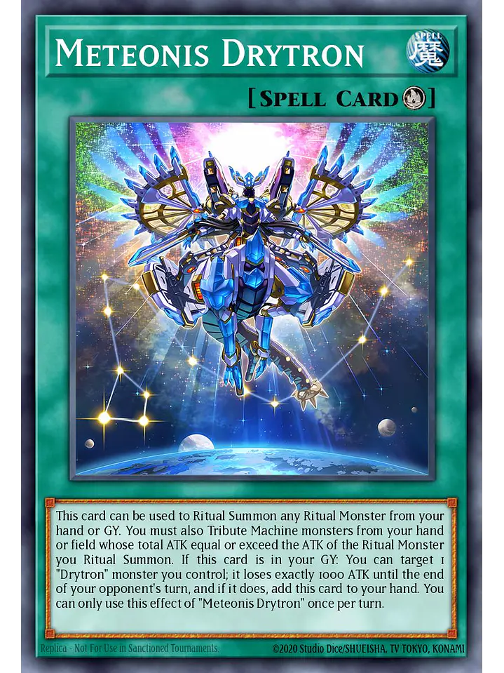Meteonis Drytron - RA04-EN096 - Platinum Secret Rare 1