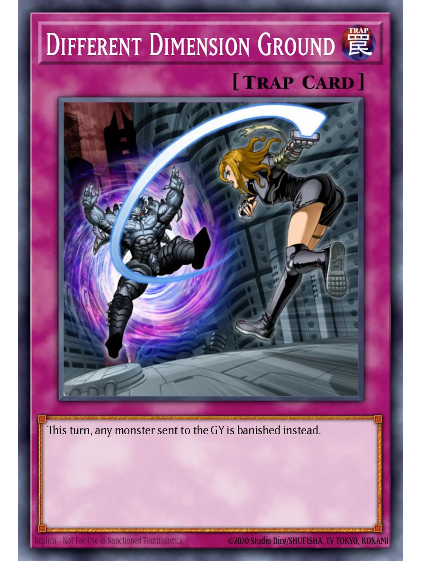 Different Dimension Ground - RA04-EN101 - Platinum Secret Rare 1