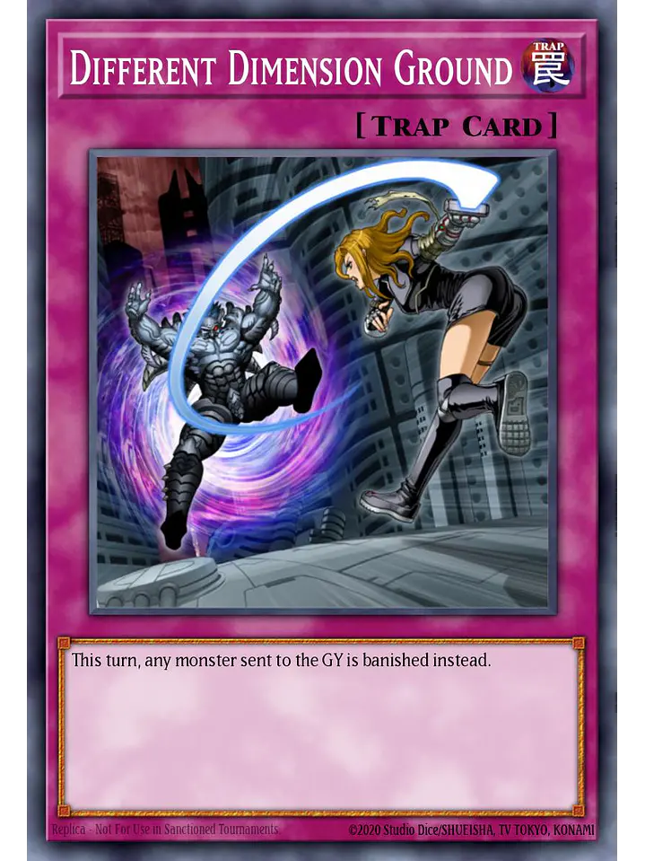 Different Dimension Ground - RA04-EN101 - Platinum Secret Rare 1