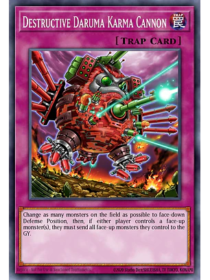 Destructive Daruma Karma Cannon - RA04-EN103 - Platinum Secret Rare